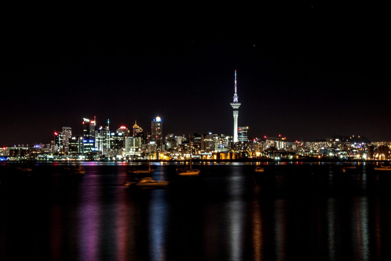 night, auckland, new zealand