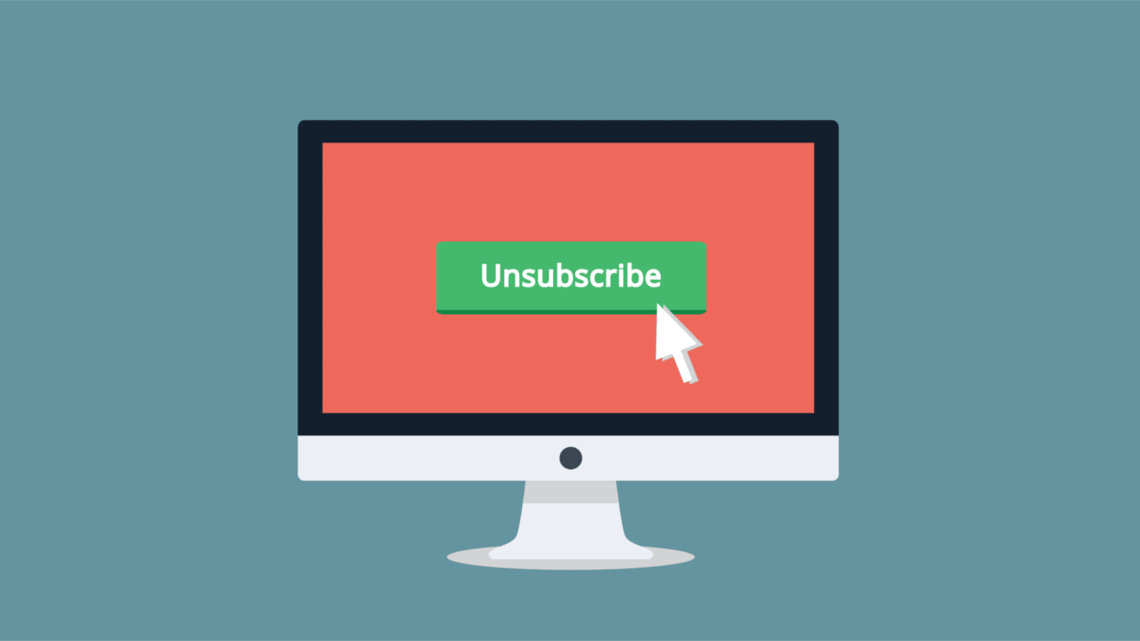 monitor, screen, unsubscribe