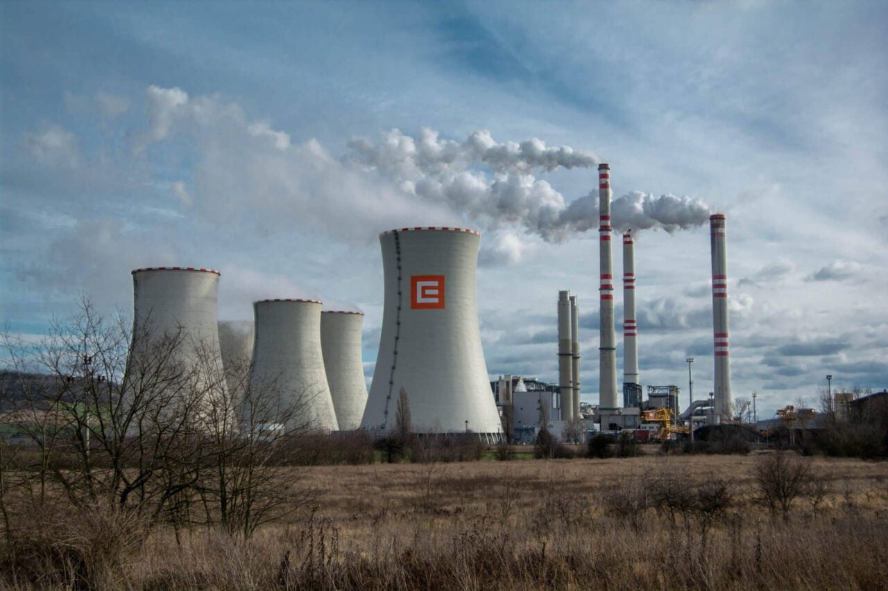 coal power plant, power plant, cooling towers