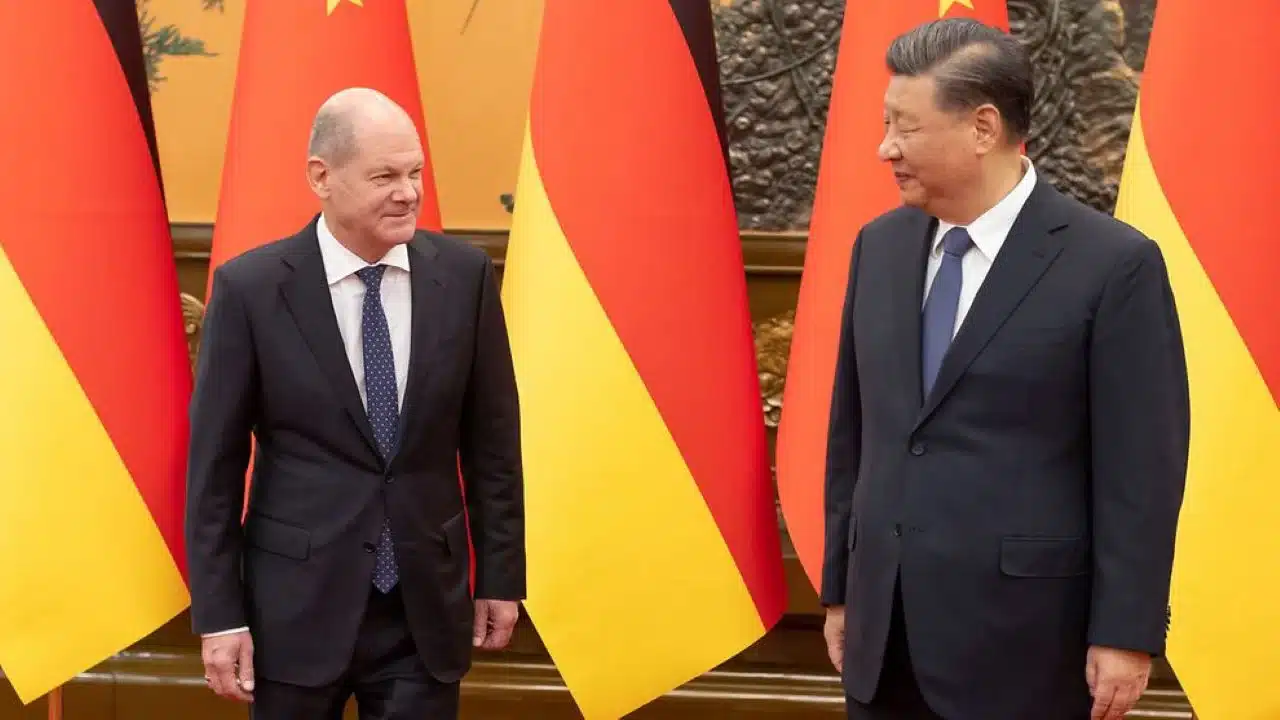 Olaf Scholz meeting Xi Jinping