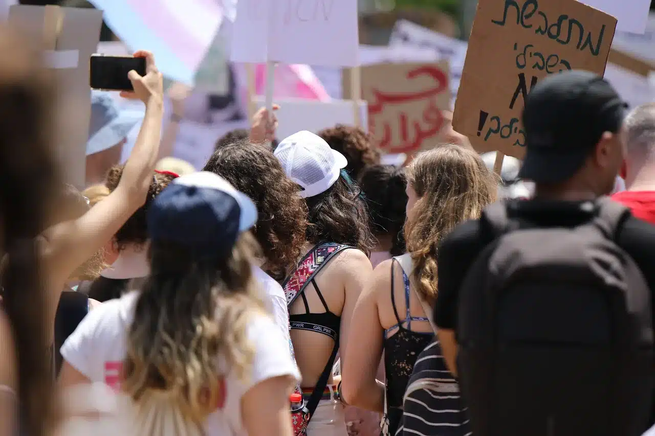 protest, women's rights, women