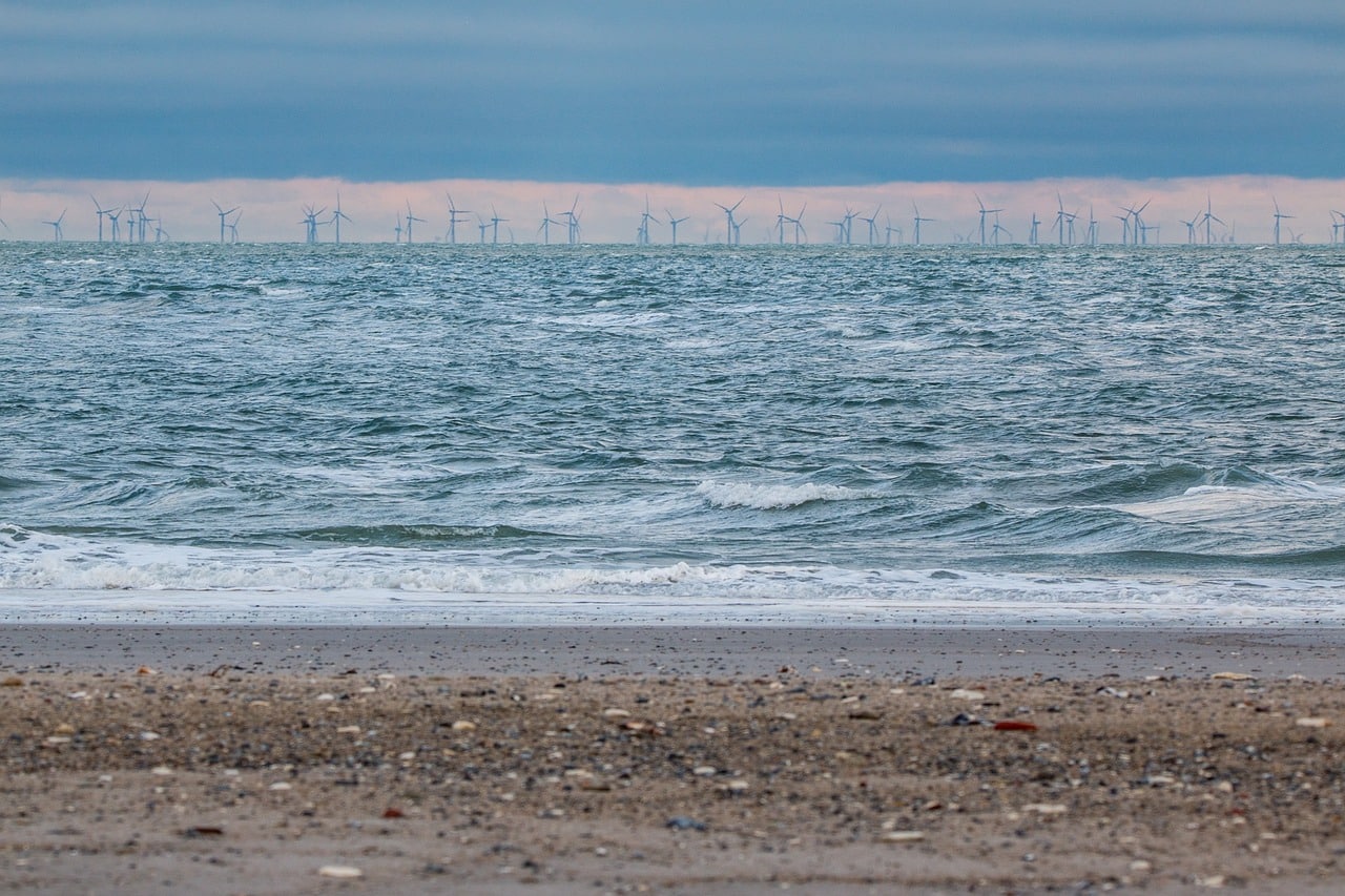 offshore wind park, the wind from the sea, wind farm