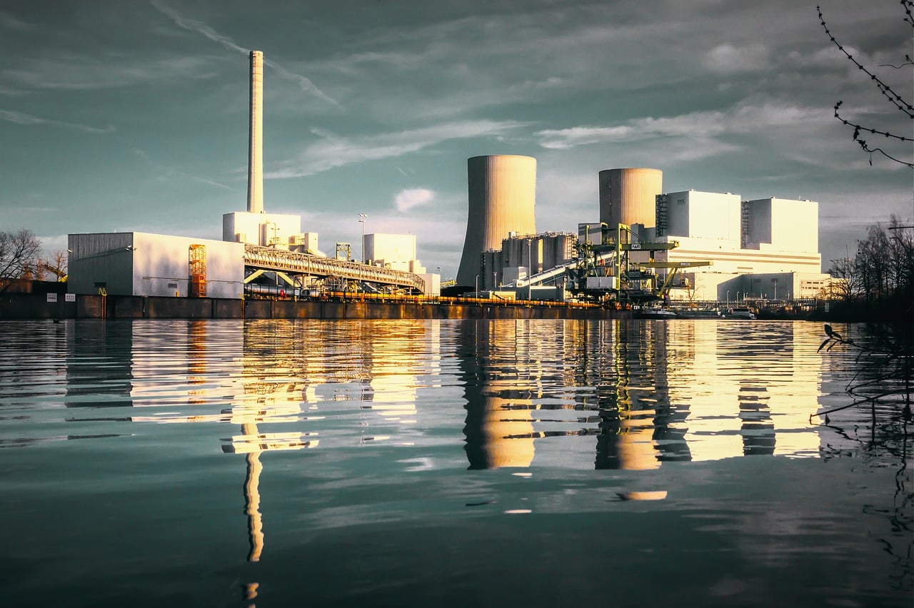 power plant, energy, coal-fired power station