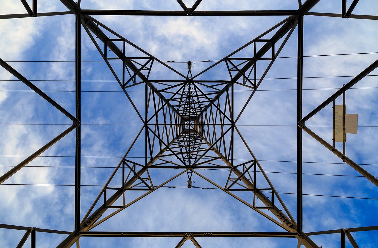 pylon, sky, electricity