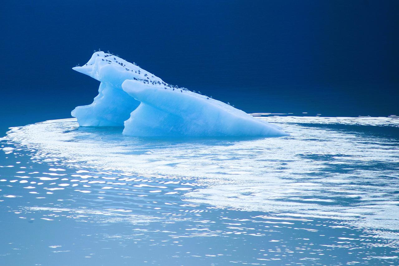 glacier, sea, ocean