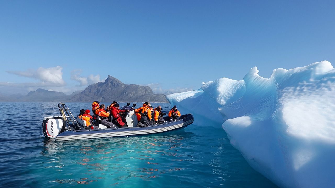 iceberg, ice, greenland