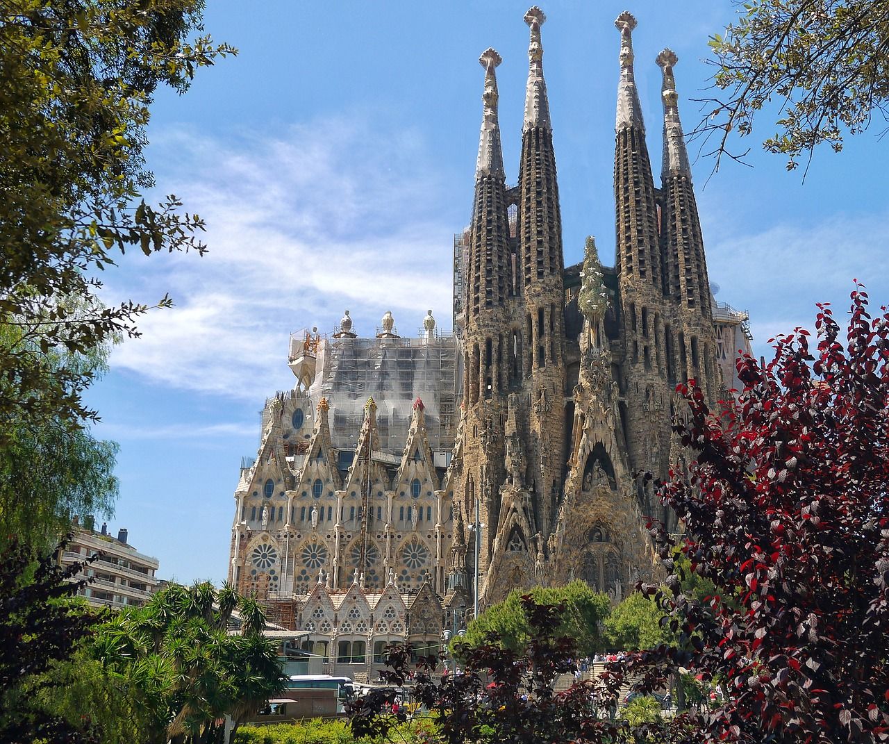 sagrada família, cathedral, architecture