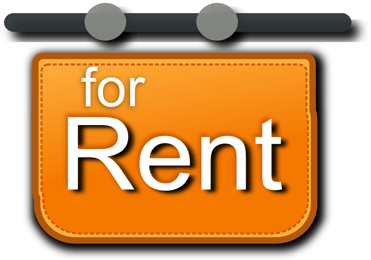 for rent, sign, rental