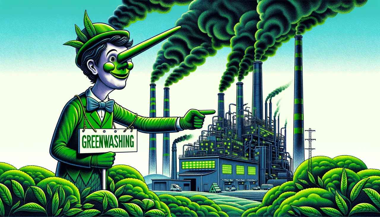 An illustration of a green Pinocchio