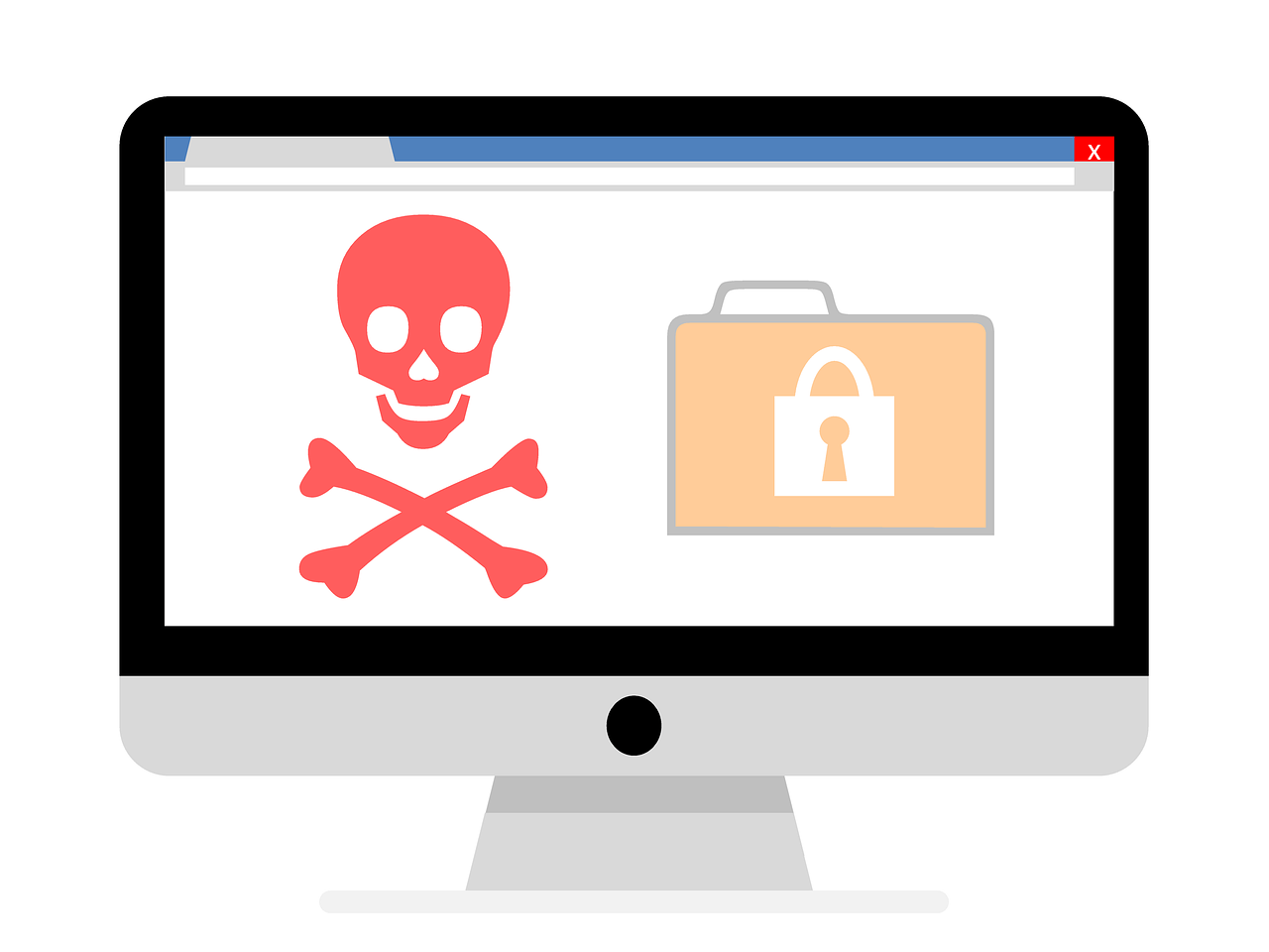 ransomware, virus, malware