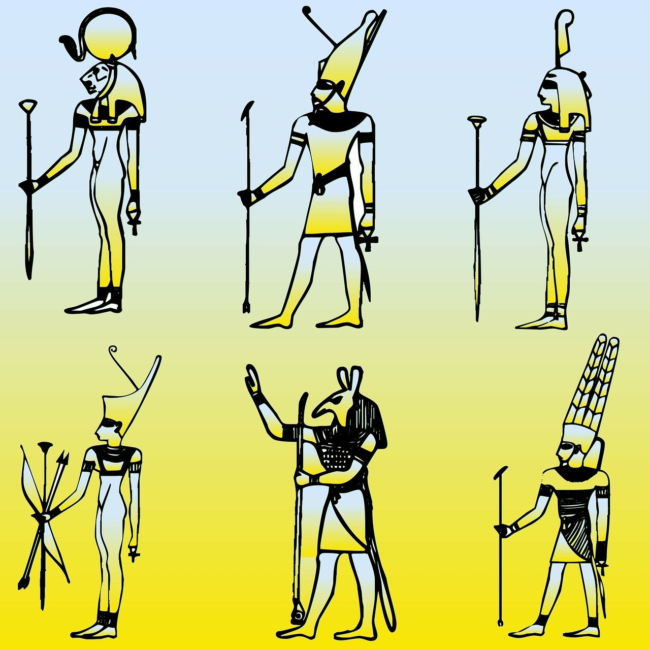 egyptian, historical, worship