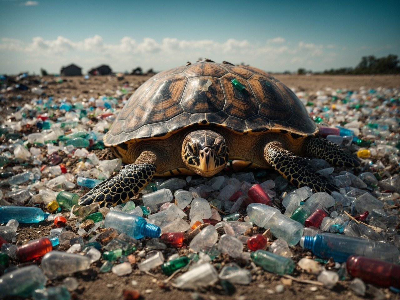 pollution, environment, plastic
