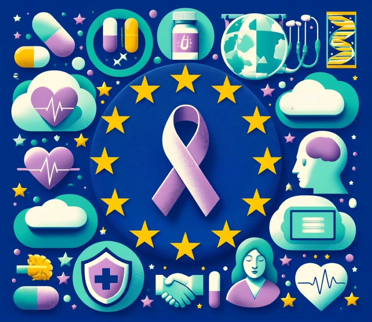 Illustration of issues covered by the European Health Union.