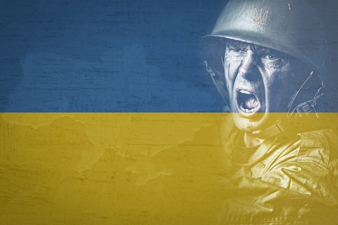 flag, ukraine, war