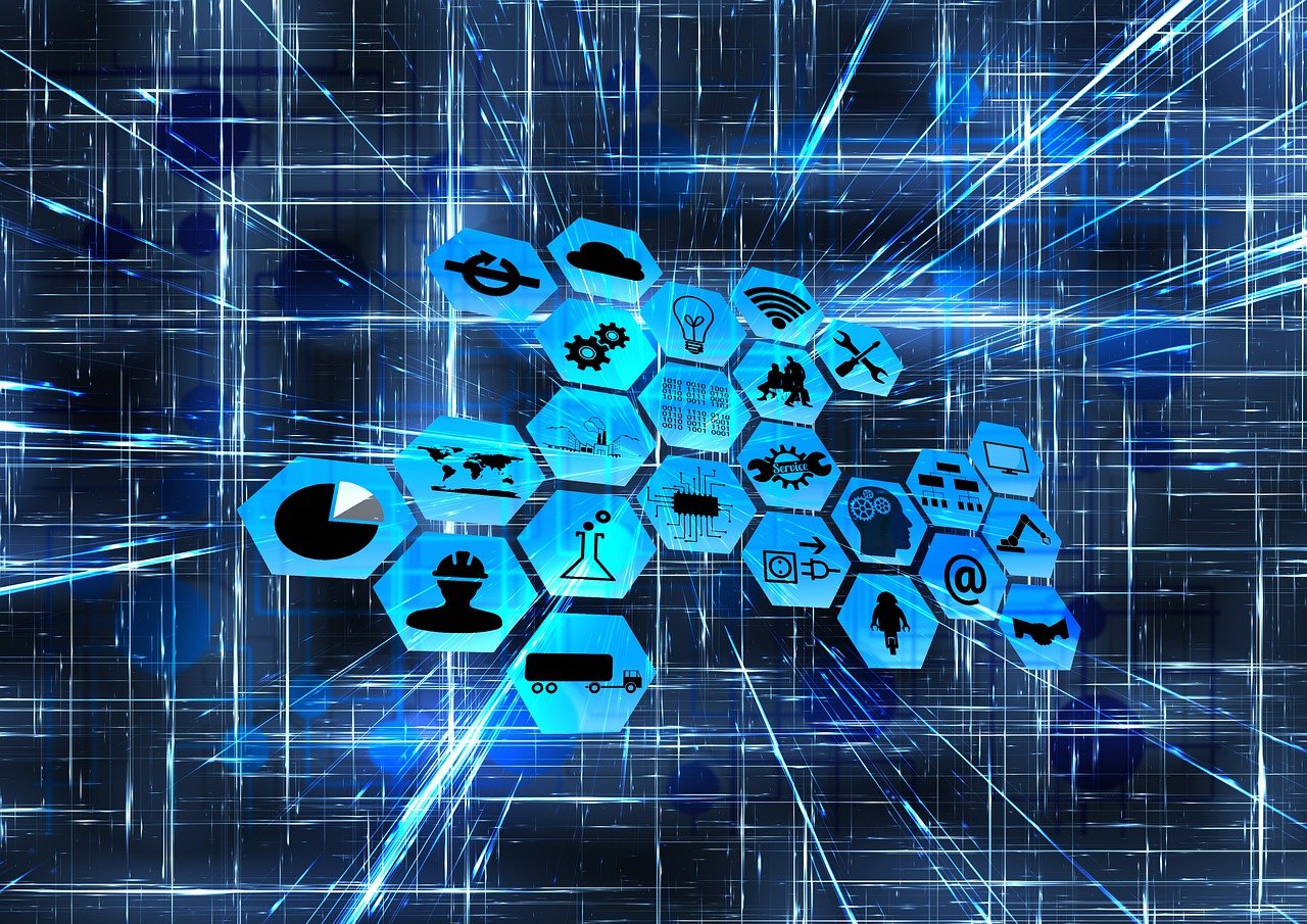 industry, tile, web, network, abstract, icon, flow, digitization, transformation, digital, digitization, digitization, digitization, digitization, digitization