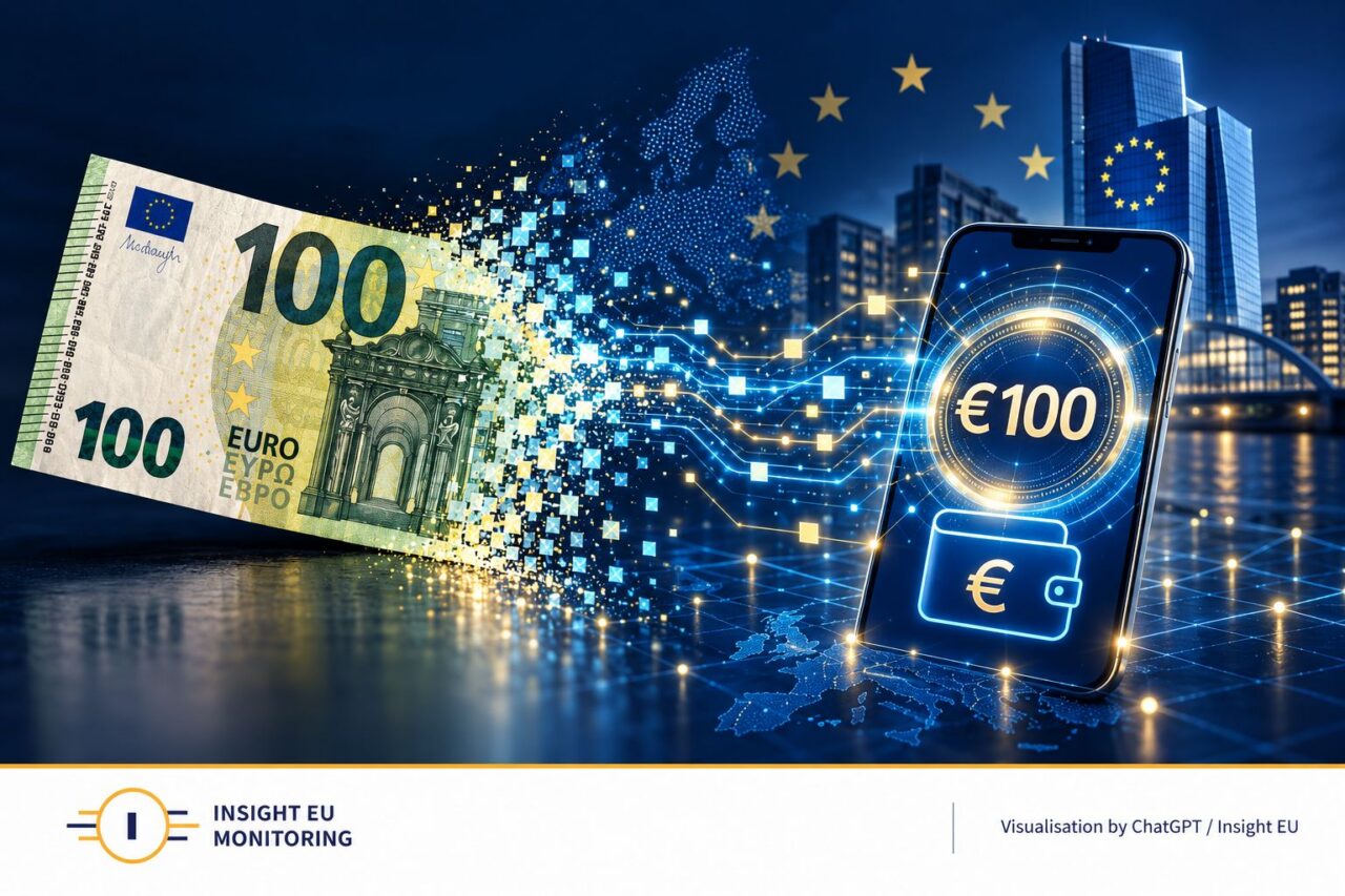 visualisation, 100 euro, digital euro