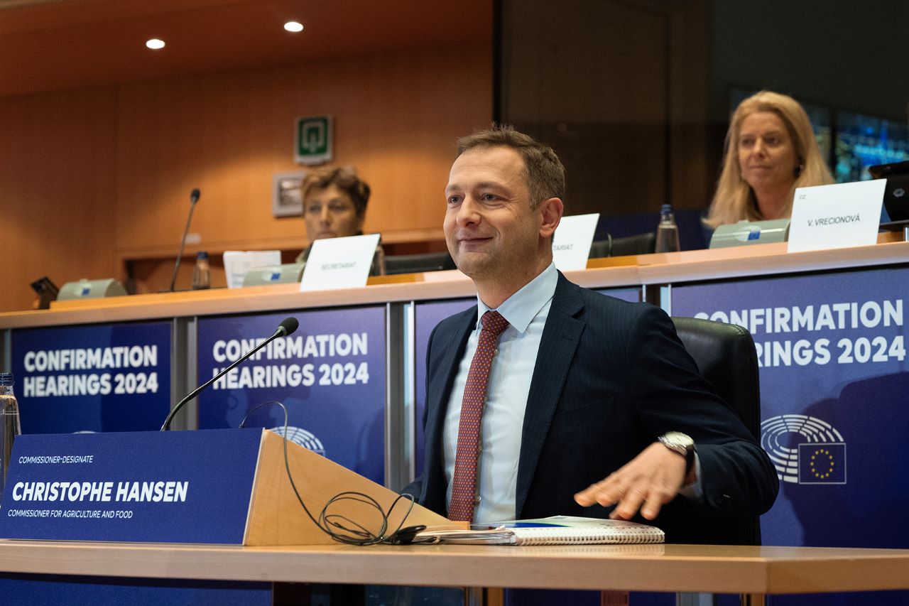 Christophe Hansen during the confirmation hearing 2024