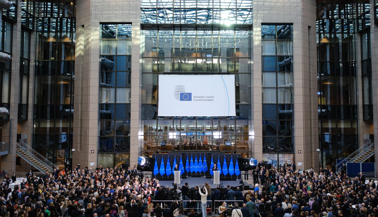 Handover ceremony of the Presidency of the European Council