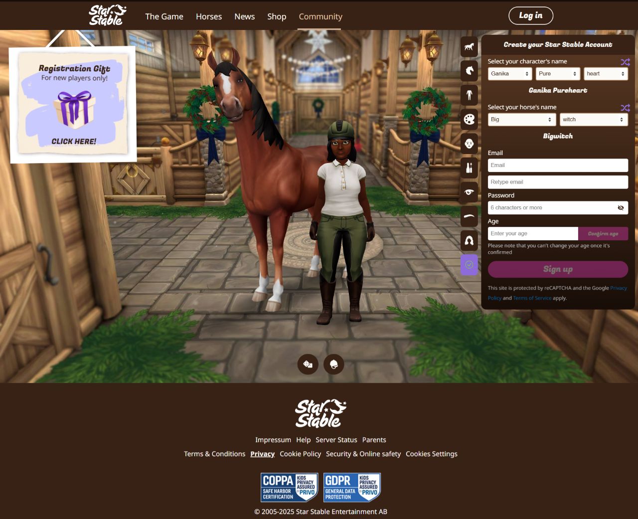 Screenshot of Star Stable Online