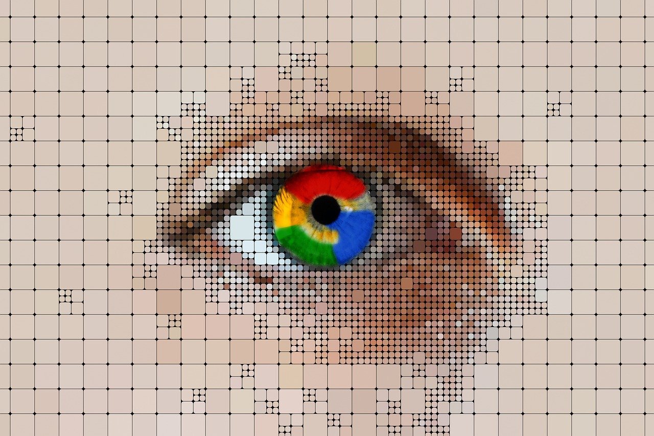 eye, google, detail