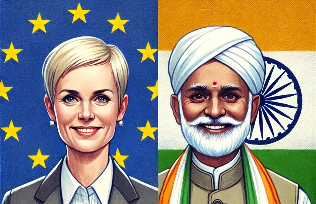 illustration of eu-indian-relations