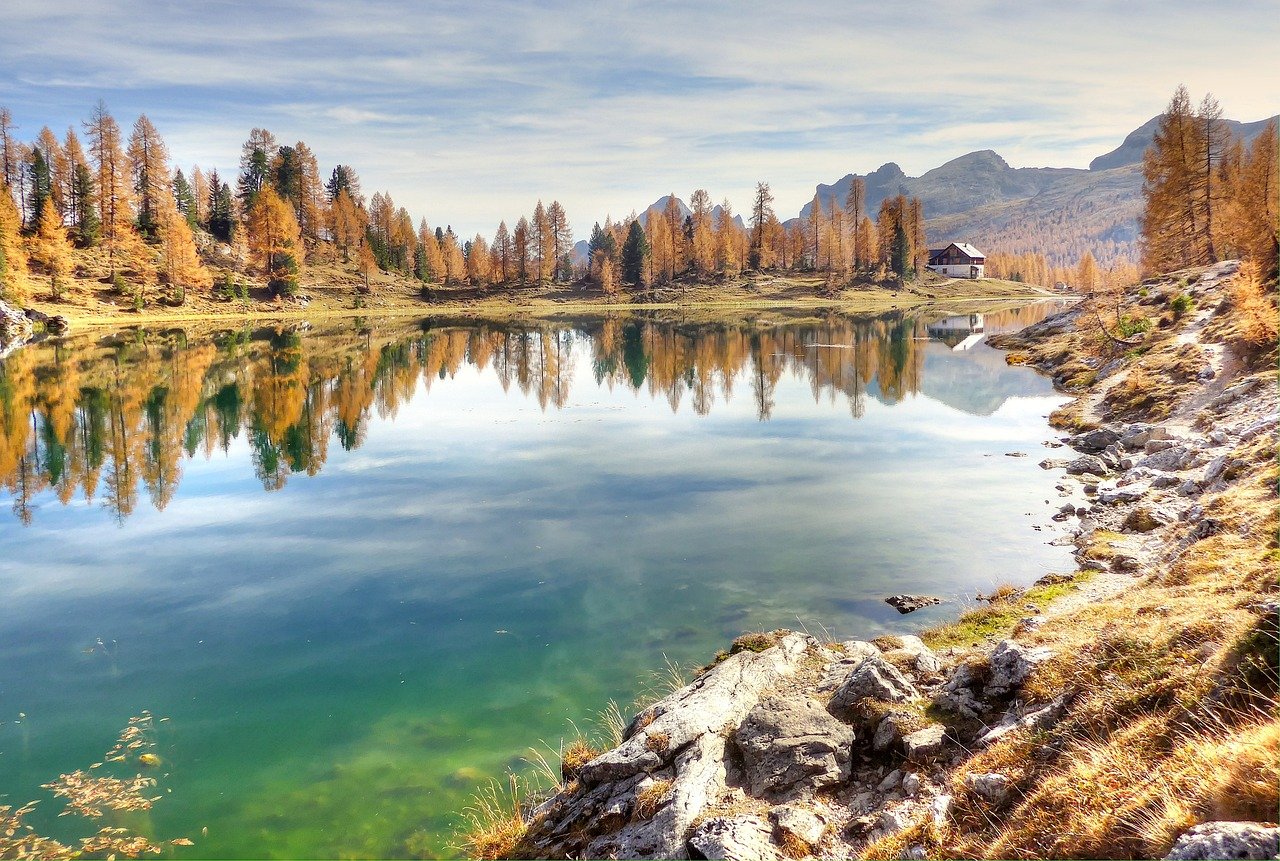 lago federa, lake, italy