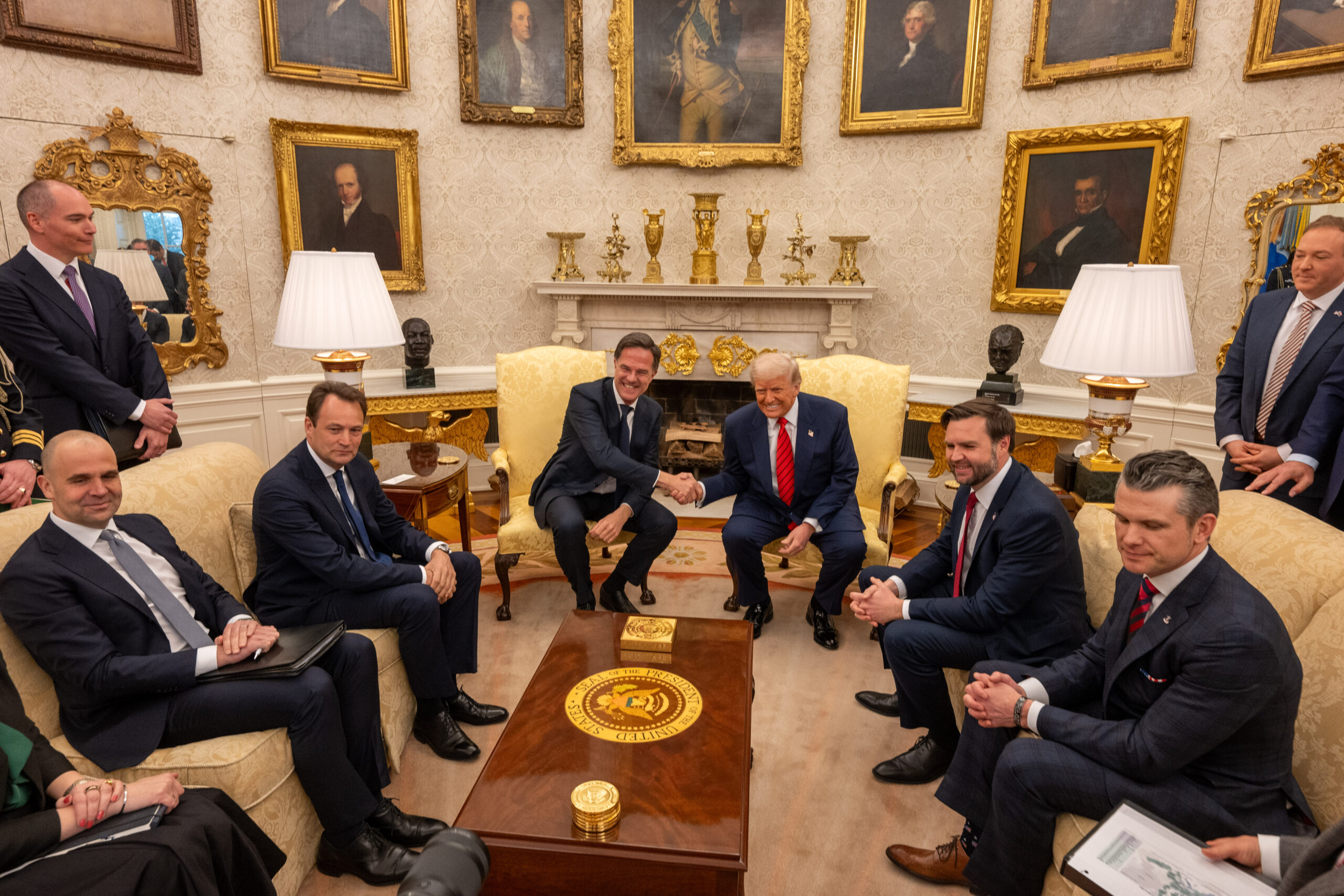 NATO Secretary General Mark Rutte visited Washington DC to meet the President of the United States of America Donald J. Trump.